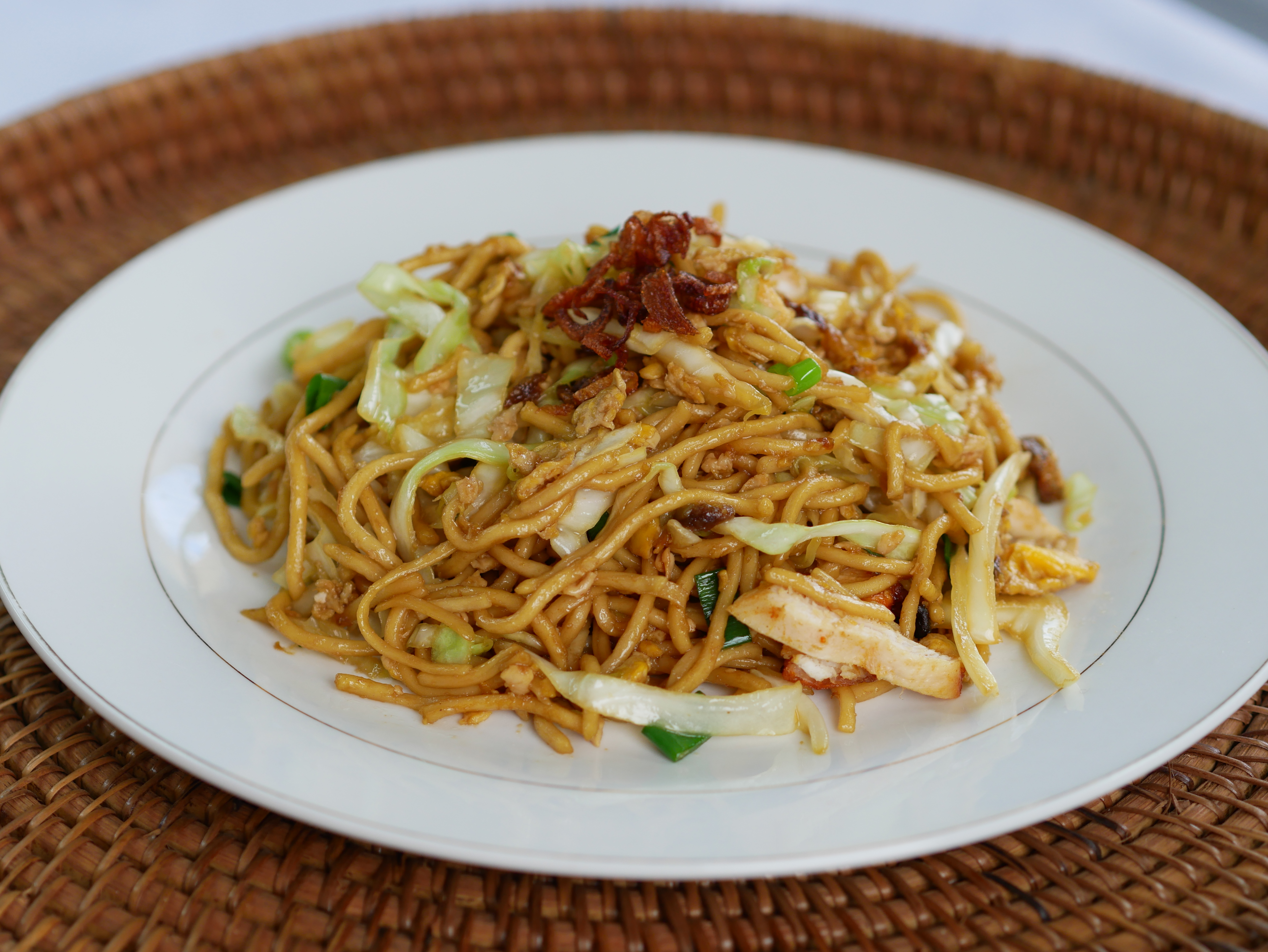 Nouilles Indonésiennes au confit de canard 