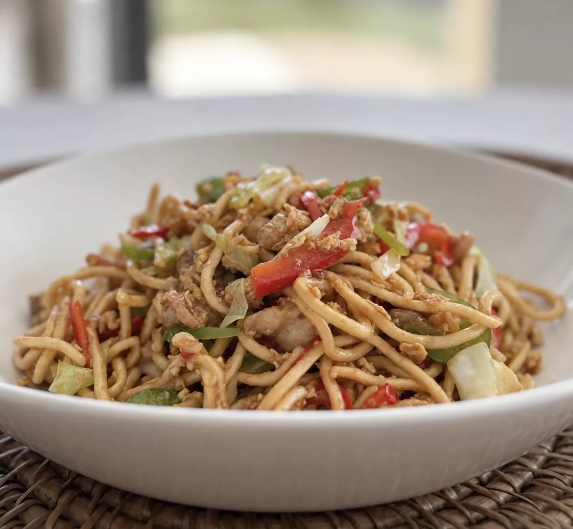 Mie Jawa - Nouilles sautées au poulet